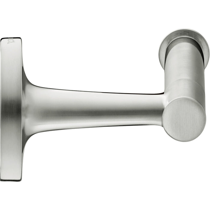 Duravit 0099377000 Starck T Single Roll Toilet Paper Holder in Brushed Nickel