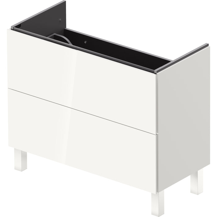 Duravit LC6749022220000 L-Cube 40 1/8" Floorstanding Single Vanity Cabinet in High Gloss White