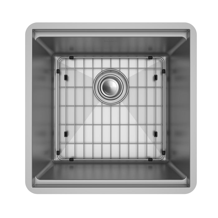 Elkay ECTRU17169W 18-1/2" x 18-1/2" Stainless Steel Single-Bowl Undermount Bar/Prep Sink Kit in Polished Satin
