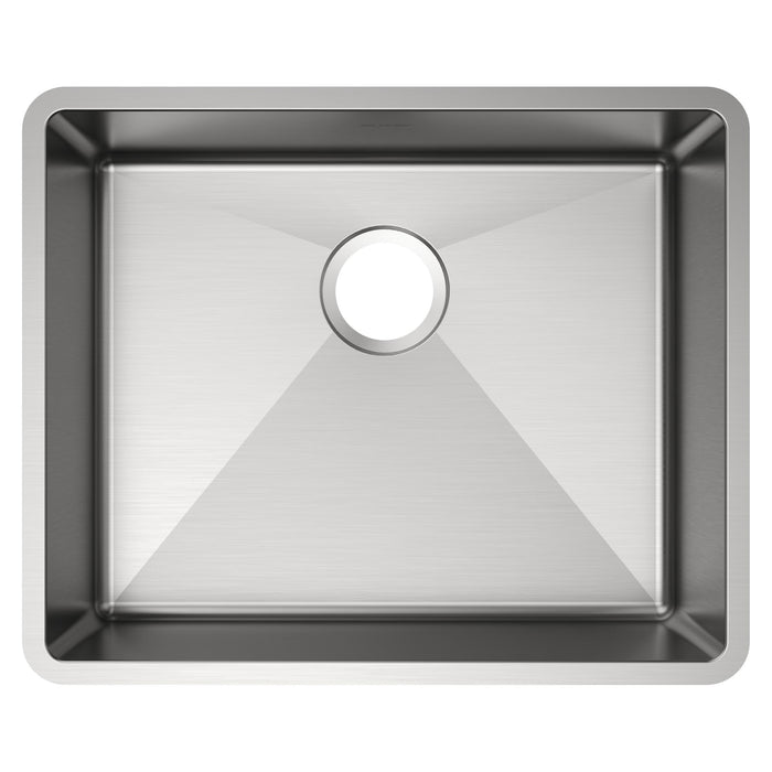 Elkay ECTRUAD211755 22-1/2" x 18-1/2" Stainless Steel Single-Bowl Undermount Kitchen Sink in Polished Satin