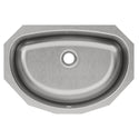 Elkay ELUH1811 19-1/2" x 13-5/16" Stainless Steel Single-Bowl Undermount Bathroom Sink in Lustrous Satin
