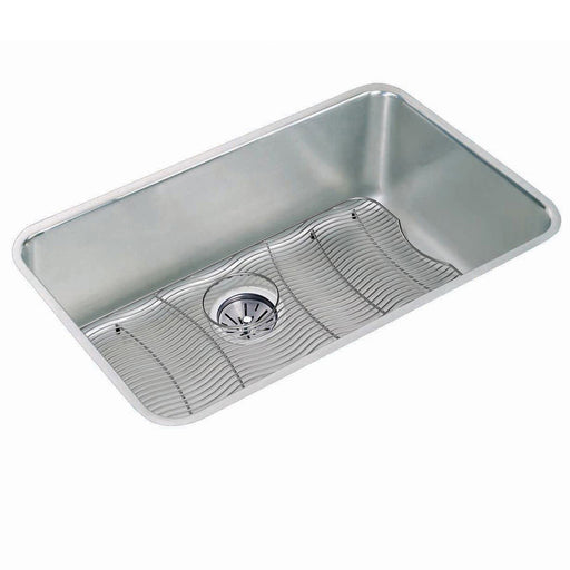 Elkay ELUH281612DBG Stainless Steel Single-Bowl Undermount Kitchen Sink Kit