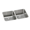 Elkay ELUH311810DBG Stainless Steel Double-Bowl Undermount Kitchen Sink Kit