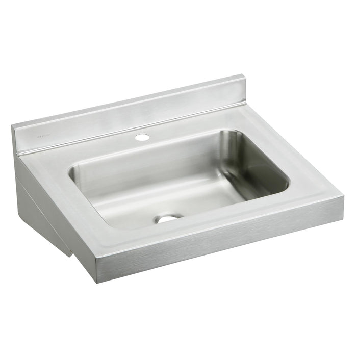 Elkay ELV22191 Stainless Steel 1-Hole Single-Bowl Wall-Mount Bathroom Sink