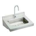 Elkay ELV2219SACC Stainless Steel 1-Hole Single-Bowl Wall-Mount Bathroom Sink Kit