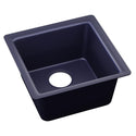 Elkay ELX1616JB0 Quartz Single-Bowl Dual-Mount Bar/Prep Sink