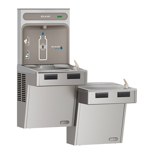 Elkay EMABFTLDDWSSK Bottle Filling Station with Bi-Level Water Cooler