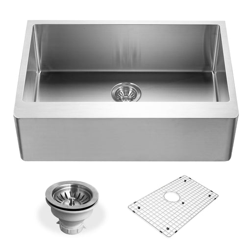 Houzer ENS-3020 Epicure 30" Apron Front Farmhouse Single Bowl Kitchen Sink