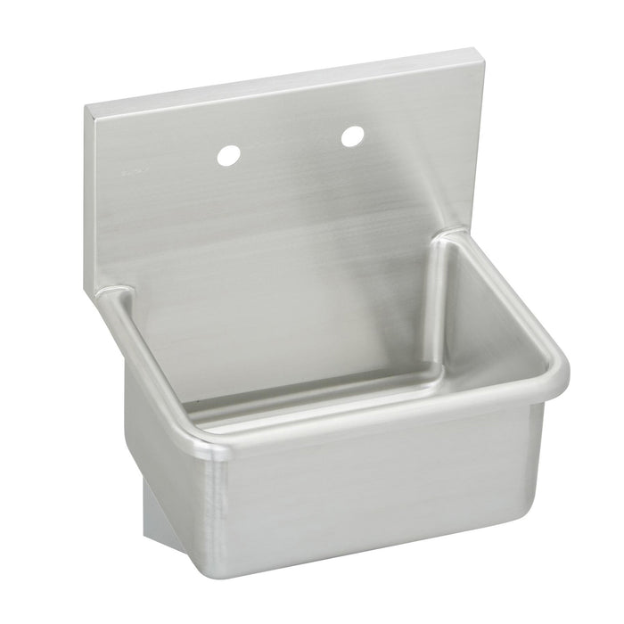 Elkay ESS23192 Stainless Steel 2-Hole Single-Bowl Wall-Mount Commercial Sink