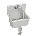 Elkay ESSB2118C Stainless Steel 1-Hole Single-Bowl Wall-Mount Commercial Sink Kit