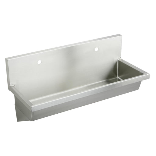 Elkay EWMA48202 Stainless Steel 2-Hole Single-Bowl Wall-Mount Handwash Sink