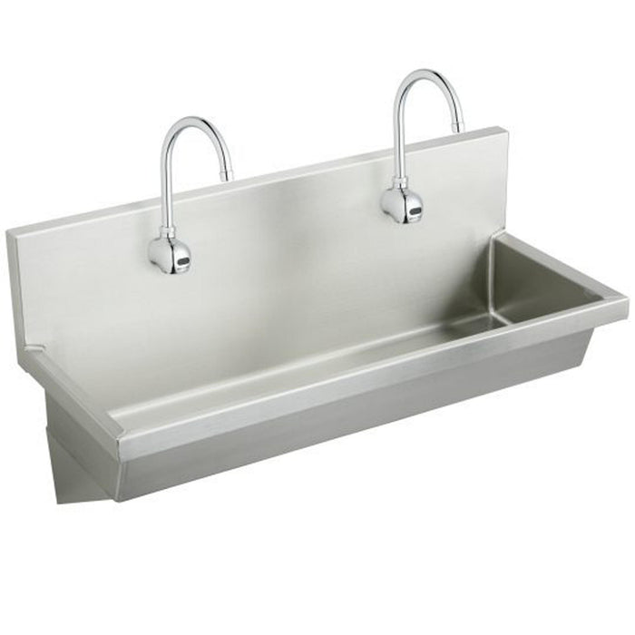 Elkay EWMA4820SACC Stainless Steel 1-Hole Single-Bowl Wall-Mount Handwash Sink Kit