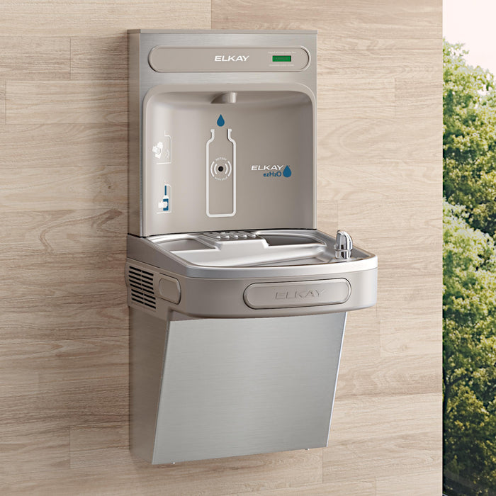 Elkay EZSDWSVRSK Bottle Filling Station with Water Cooler in Stainless Steel