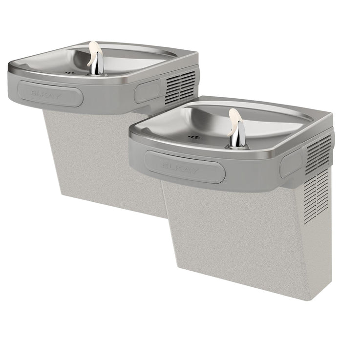 Elkay EZSTL8LC Bi-Level ADA Wall Mount Water Cooler Non-Filtered Drinking Fountain