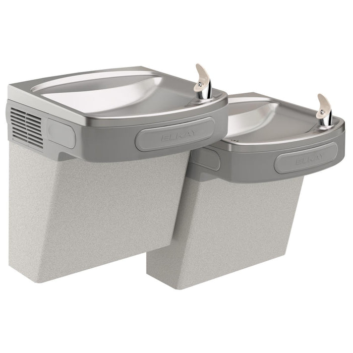 Elkay EZSTL8LC Bi-Level ADA Wall Mount Water Cooler Non-Filtered Drinking Fountain