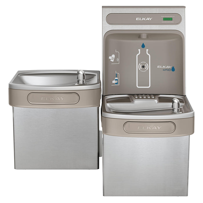 Elkay EZSTLDDWSVRSK Bottle Filling Station with Water Cooler in Stainless Steel
