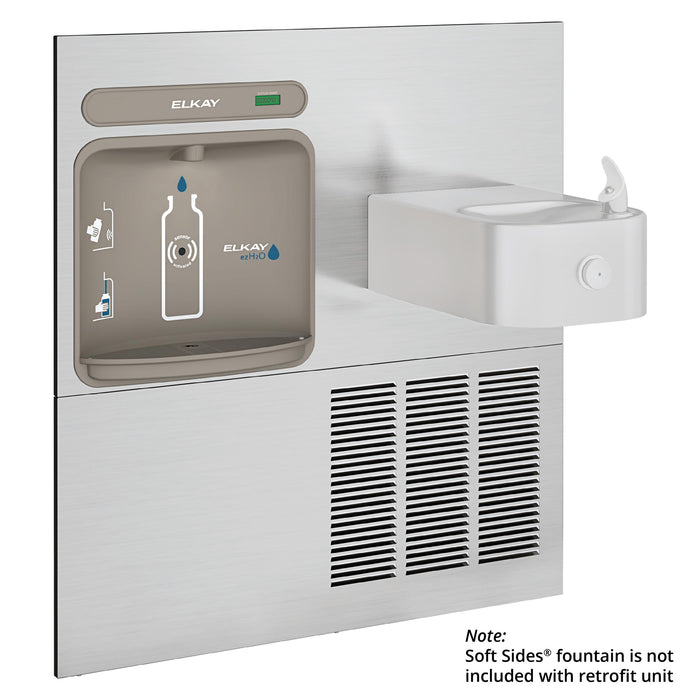 Elkay EZWS-ERFP8-RF Bottle Filling Station with Drinking Fountain