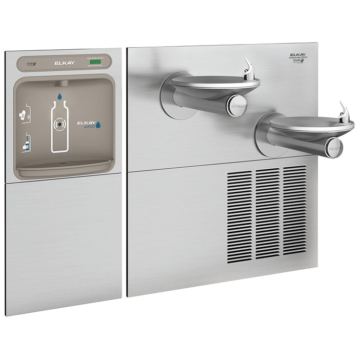 Elkay EZWS-SFGRN28K 8 GPH Bottle Filling Station with Drinking Fountain