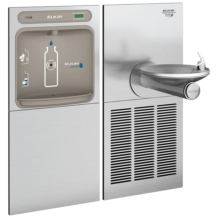 Elkay EZWS-SFGRN8K Bottle Filling Station with Drinking Fountain