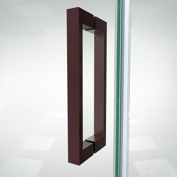 DreamLine SHDR-4452225-06 Elegance Plus 51 3/4 -52 1/2"W x 72"H Frameless Pivot Shower Door in Oil Rubbed Bronze