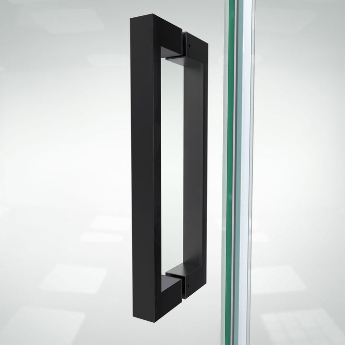 DreamLine SHDR-4332240-09 Elegance-LS 54 1/4 - 56 1/4"W x 72"H Frameless Pivot Shower Door in Satin Black