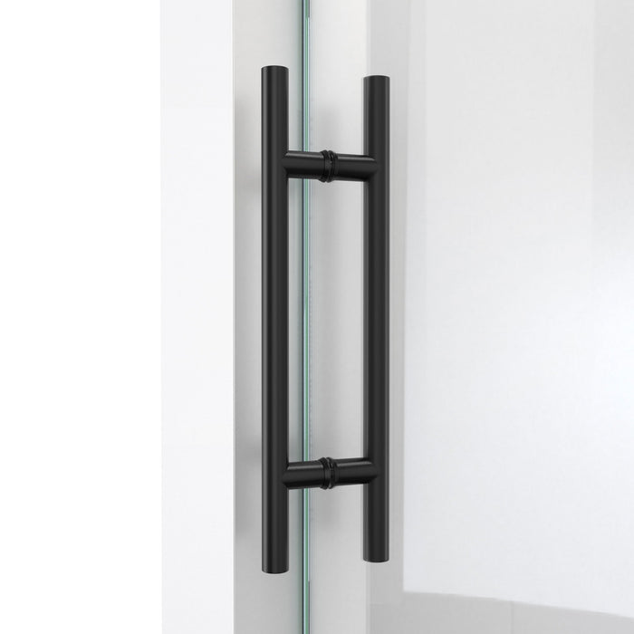 DreamLine SD61480760VDX09 Enigma-X 44-48"W x 76"H Clear Sliding Shower Door in Satin Black