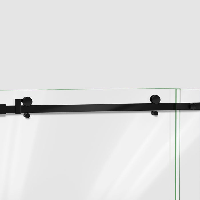 DreamLine SHDR-64487610-09 Enigma Air 44-48" W x 76" H Frameless Sliding Shower Door in Satin Black