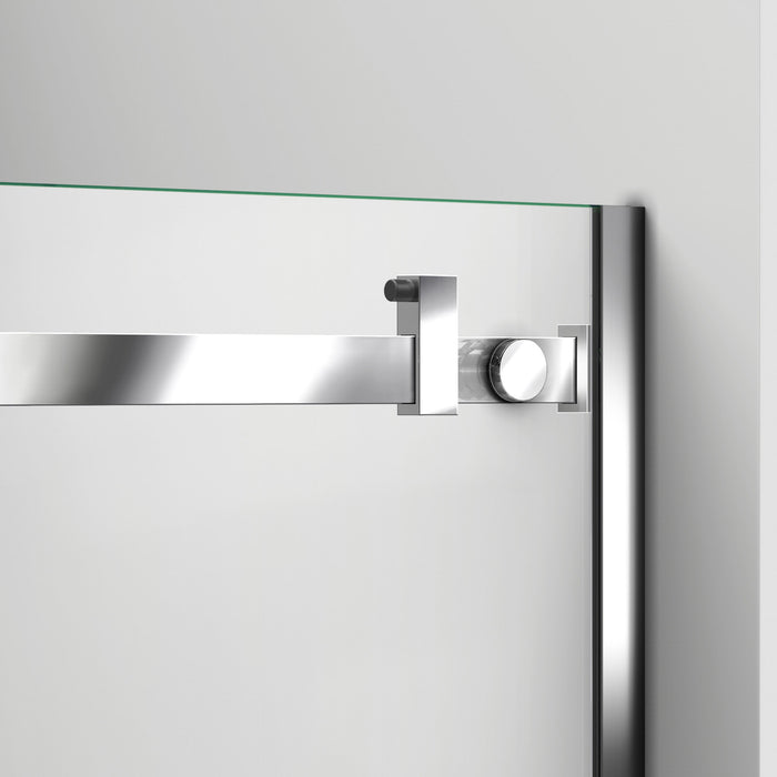 DreamLine SHDR-64606210-08 Enigma Air 56-60"W x 62"H Frameless Sliding Tub Door in Polished Stainless Steel
