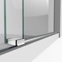 DreamLine SHDR-61606210-07 Enigma-X 55-59"W x 62"H Fully Frameless Sliding Tub Door in Brushed Stainless Steel - Bath4All