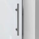 DreamLine SHDR-61606210-07 Enigma-X 55-59"W x 62"H Fully Frameless Sliding Tub Door in Brushed Stainless Steel - Bath4All