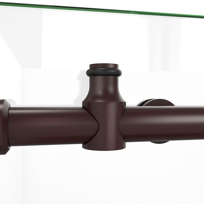 DreamLine SD61480760VDX06 Enigma-X 44-48"W x 76"H Clear Sliding Shower Door in Oil Rubbed Bronze