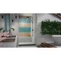 DreamLine SHDR-61487610-08 Enigma-X 44-48"W x 76"H Fully Frameless Sliding Shower Door in Polished Stainless Steel - Bath4All