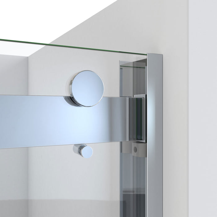 DreamLine TDEH60W600XXX01 Essence-H 56-60"W x 60"H Semi-Frameless Bypass Tub Door in Chrome