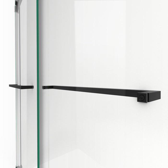 Dreamline SHDR-6360760-09 Essence 56-60"W x 76"H Frameless Bypass Shower Door in Satin Black