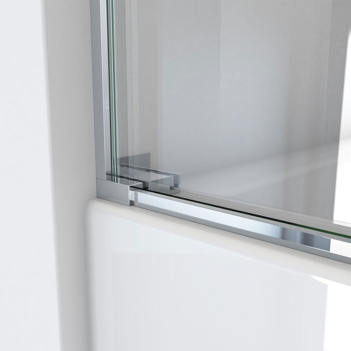 DreamLine TDES60W600XXX01 Essence 56-60"W x 60"H Frameless Bypass Tub Door in Chrome
