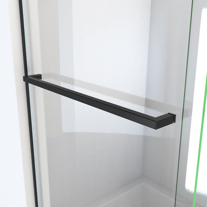 DreamLine TDES60W600XXX09 Essence 56-60"W x 60"H Frameless Bypass Tub Door in Satin Black