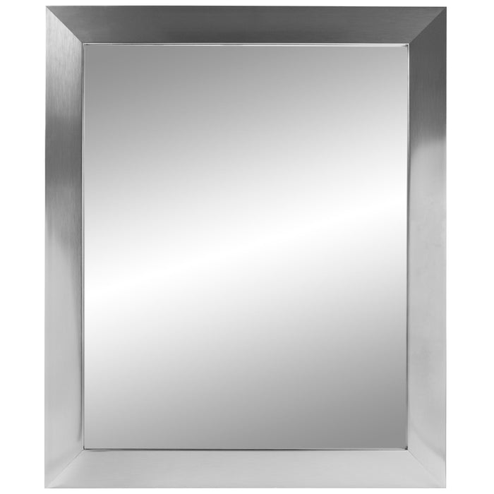 Rangaire Jensen FM3060CC2SNF 30" x 60" Framed Mirror with 2" Satin Nickel Frame
