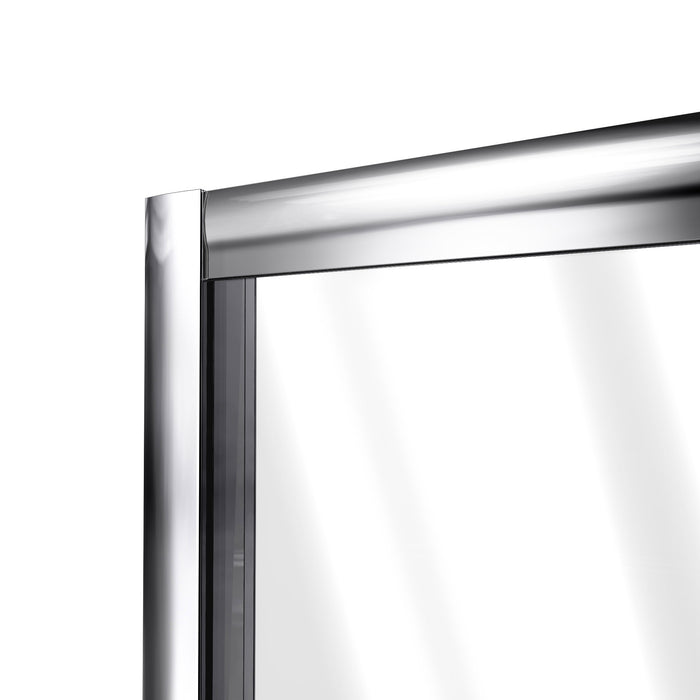 DreamLine SHDR-22427200-01 Flex 38-42"W x 72"H Semi-Frameless Pivot Shower Door in Chrome