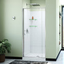 DreamLine D2223636XXC0001 Flex Pivot Shower Door, Base,, White Wall Kit in Chrome