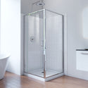 DreamLine E2223232XXQ0001 Flex Pivot Shower Enclosure, Base,, White Wall Kit in Chrome