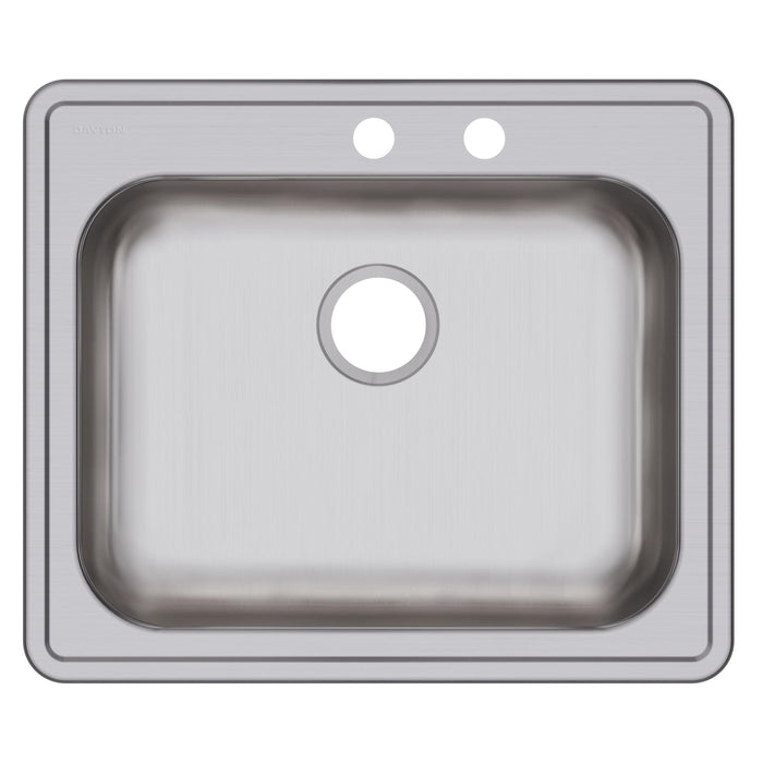Elkay GE12521MR2 25" x 21-1/4" Stainless Steel Single-Bowl Drop-In Sink in Satin