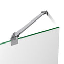 DreamLine SHDR-3445720-04 Aqua Ultra 45"W x 72"H Frameless Hinged Shower Door in Brushed Nickel - Bath4All
