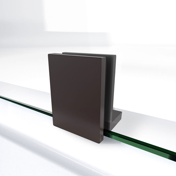 DreamLine DL-6060-06 Prism Plus 36" x 74 3/4" Frameless Neo-Angle Shower Enclosure in Oil Rubbed Bronze with White Base