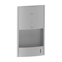 The TOTO HDR111#SS CleanDry is a high-speed concealed (recessed) commercial hand dryer in stainless steel