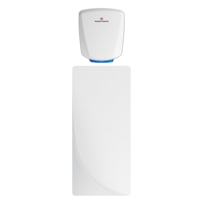 World Dryer 37-10455K White Antimicrobial Guard