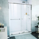 DreamLine SDHA60W760VXX01 Harmony Frameless Bypass Shower Door in Chrome