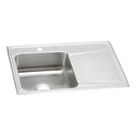 Elkay ILR3322L1 Stainless Steel 1-Hole Single-Bowl Drop-In Kitchen Sink