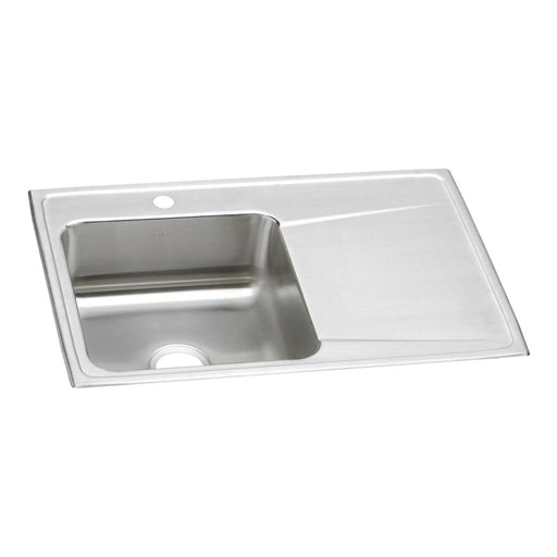 Elkay ILR3322L1 Stainless Steel 1-Hole Single-Bowl Drop-In Kitchen Sink