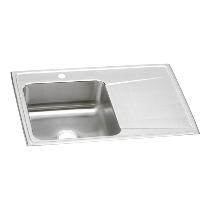 Elkay ILR3322L1 Stainless Steel 1-Hole Single-Bowl Drop-In Kitchen Sink