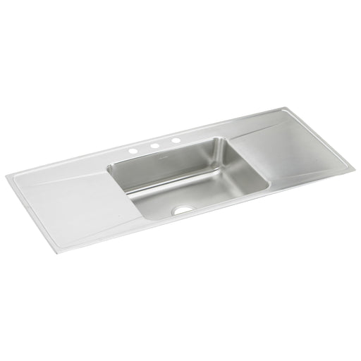 Elkay ILR5422DD3 Stainless Steel 3-Hole Single-Bowl Drop-In Kitchen Sink